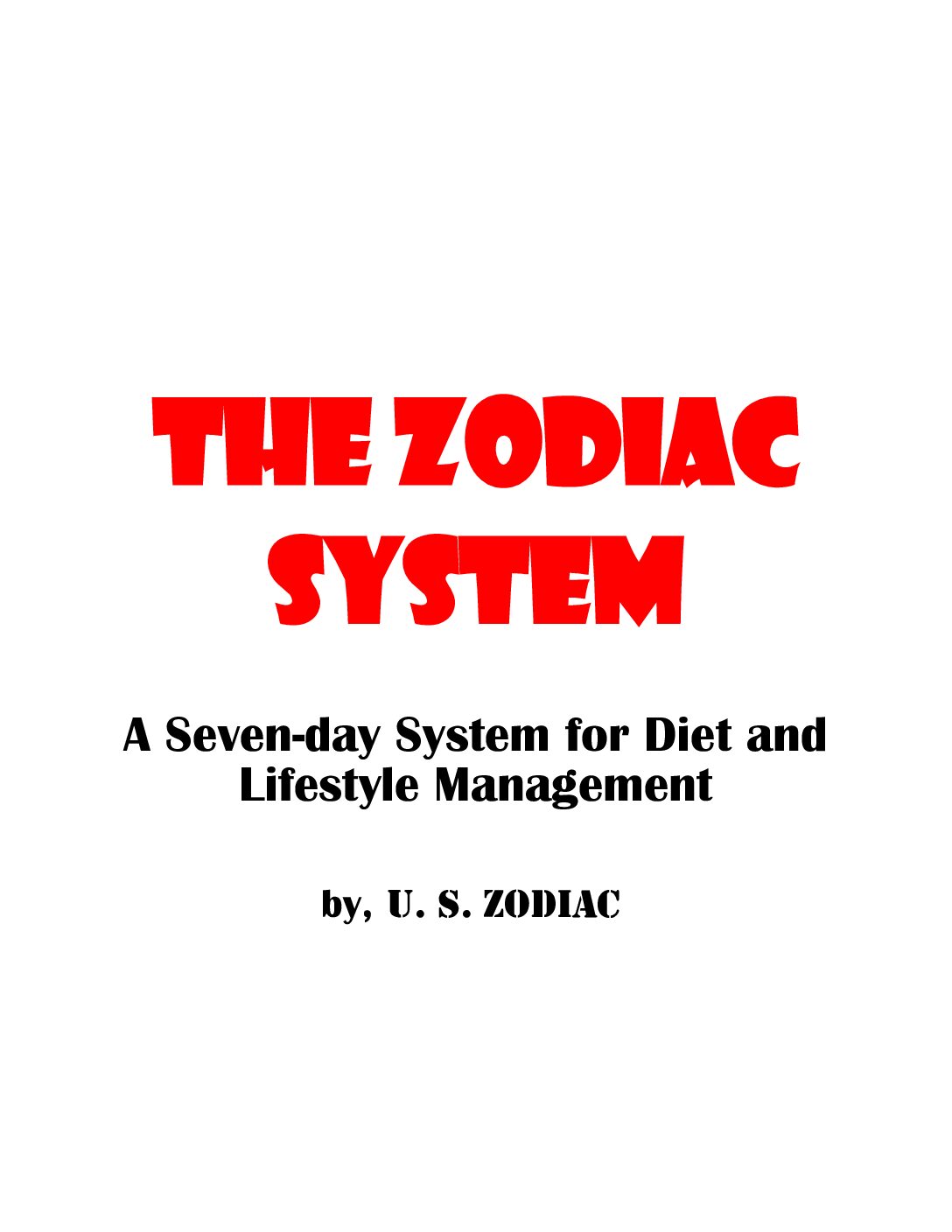 A02 The Zodiac System
